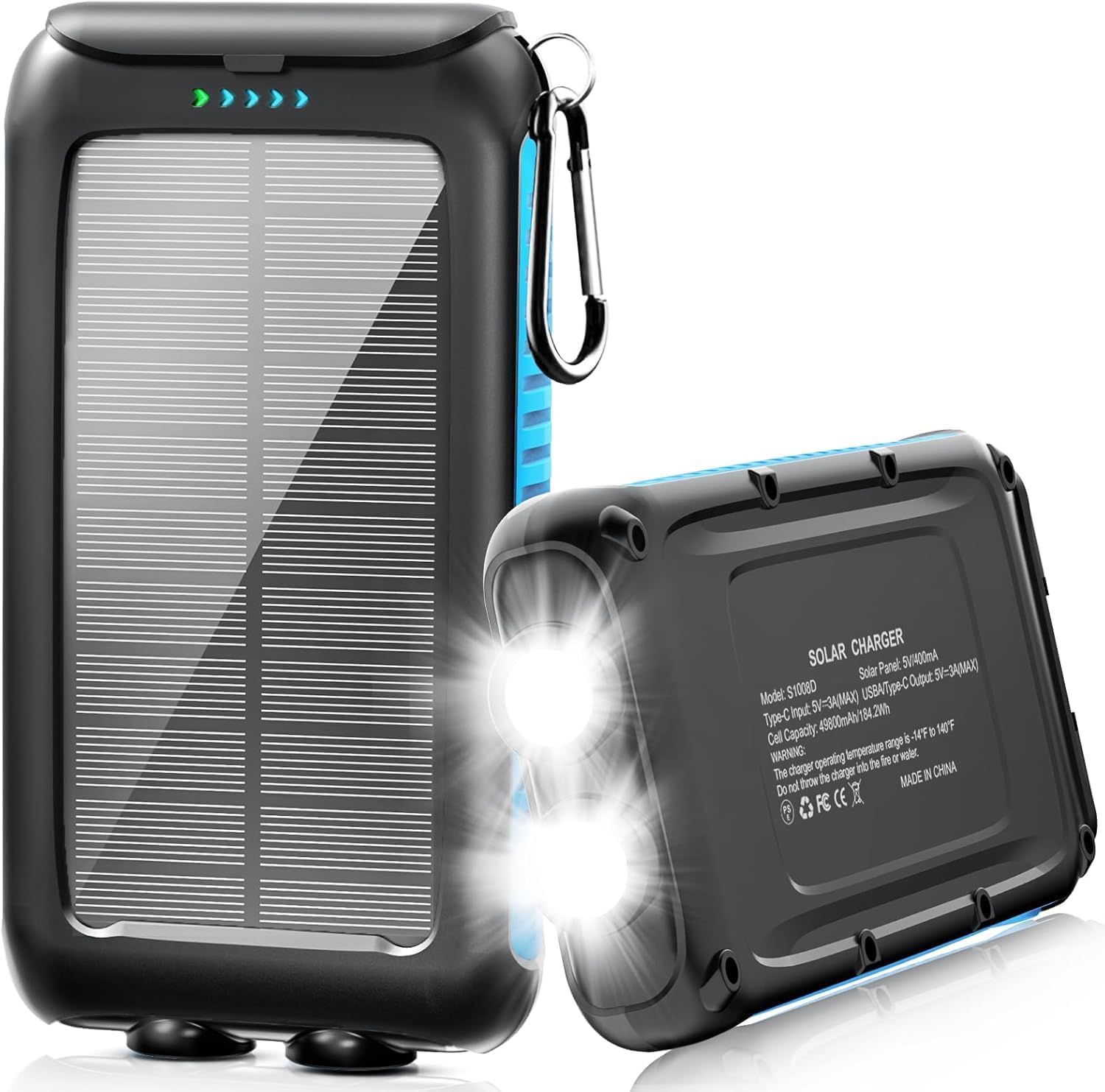 BLAVOR Solar Power Bank 20000mAh