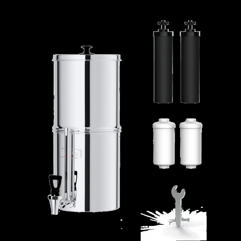 Waterdrop King Tank Stainless Steel Gravity Water Filter System