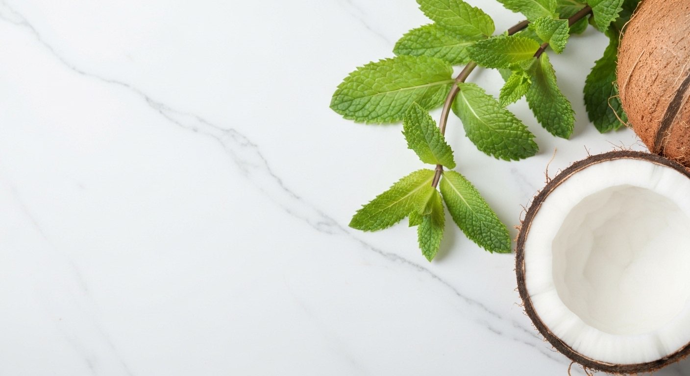 Natural teeth whitening with clean plant-derived ingredients