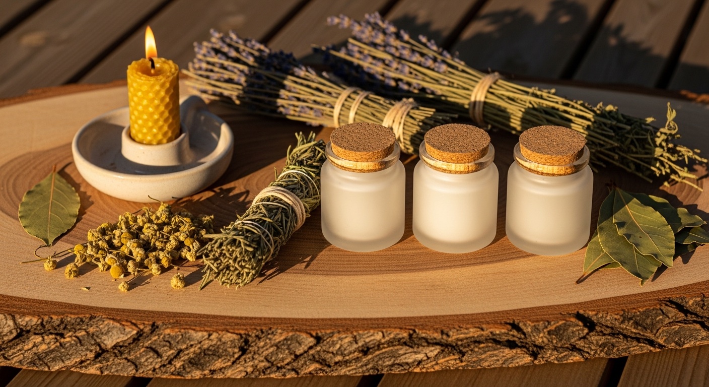 Three whipped tallow cream jars on raw beechwood — whipped tallow cream review